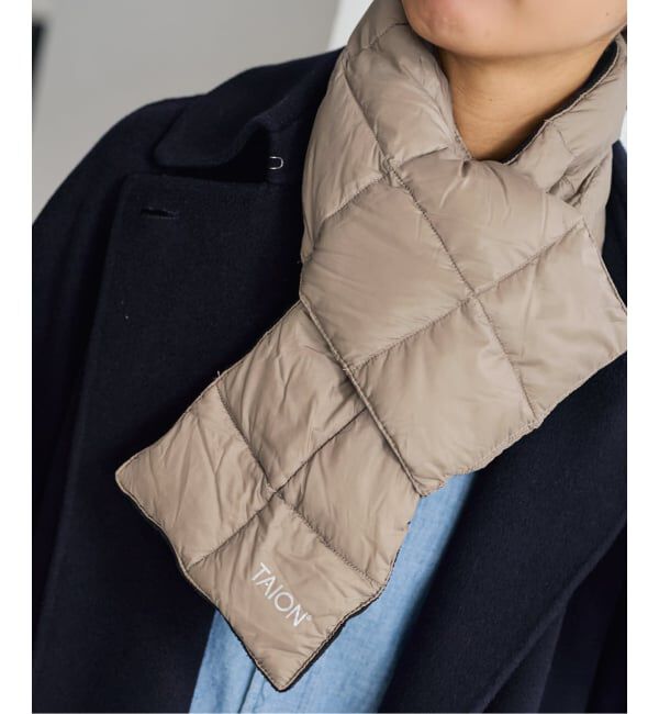 FRAMeWORK「TAION/タイオン BASIC DOWN スカーフ」|マフラー|