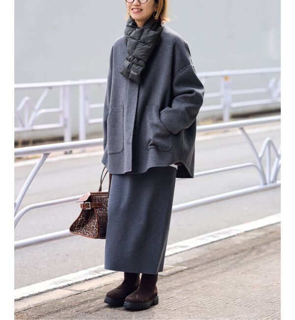 FRAMeWORK「TAION/タイオン BASIC DOWN スカーフ」|マフラー|