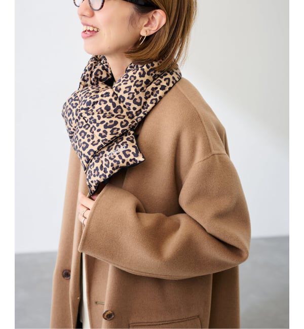 FRAMeWORK「TAION/タイオン BASIC DOWN スカーフ」|マフラー|キャメル