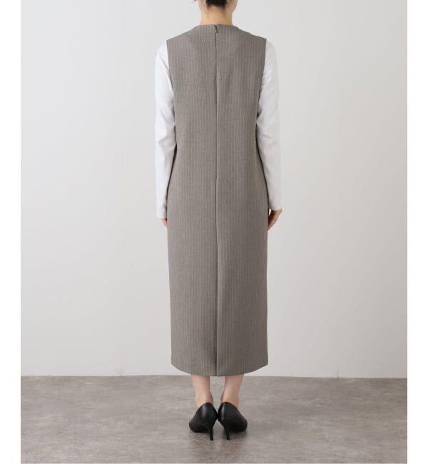 Spick and Span「《WEB限定 / 追加》ダブルクロスVネックワンピース」|ワンピース|