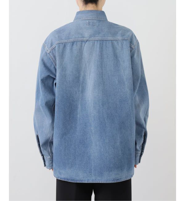 FRAMeWORK「UNION HERCULES/ユニオンヘラクレス MADE デニムハーフジップシャツ」|シャツ・ブラウス|