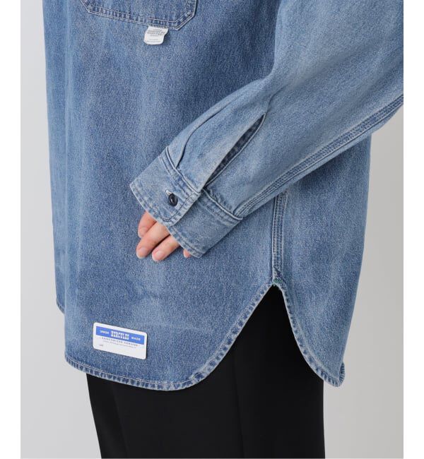 FRAMeWORK「UNION HERCULES/ユニオンヘラクレス MADE デニムハーフジップシャツ」|シャツ・ブラウス|