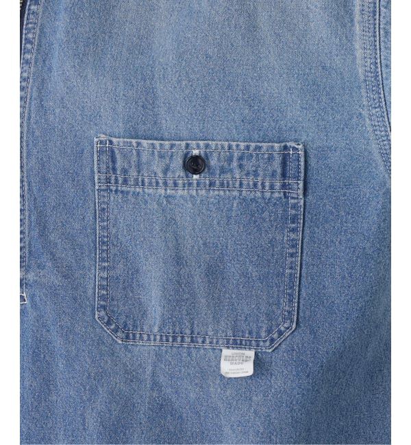 FRAMeWORK「UNION HERCULES/ユニオンヘラクレス MADE デニムハーフジップシャツ」|シャツ・ブラウス|