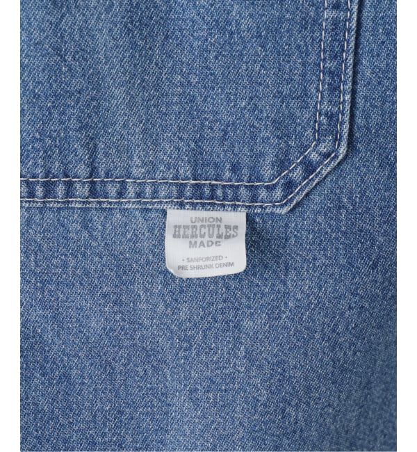 FRAMeWORK「UNION HERCULES/ユニオンヘラクレス MADE デニムハーフジップシャツ」|シャツ・ブラウス|