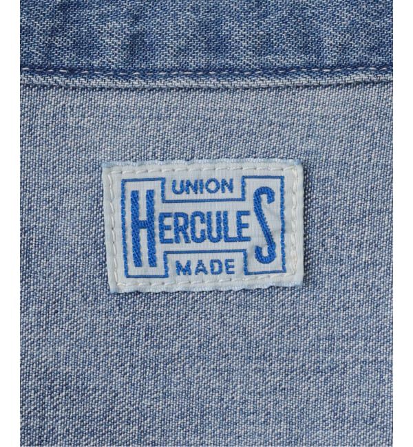 FRAMeWORK「UNION HERCULES/ユニオンヘラクレス MADE デニムハーフジップシャツ」|シャツ・ブラウス|