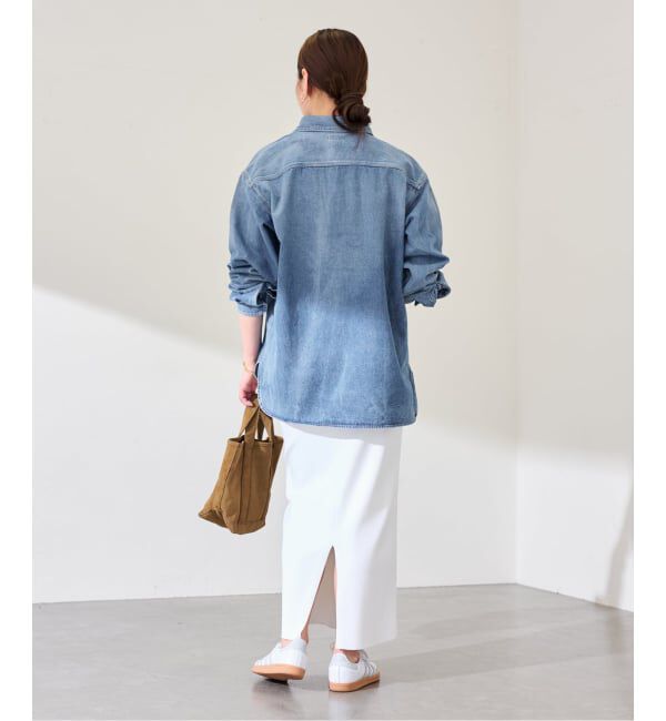 FRAMeWORK「UNION HERCULES/ユニオンヘラクレス MADE デニムハーフジップシャツ」|シャツ・ブラウス|