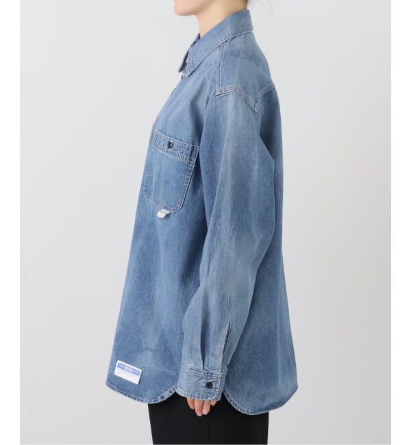 FRAMeWORK「UNION HERCULES/ユニオンヘラクレス MADE デニムハーフジップシャツ」|シャツ・ブラウス|