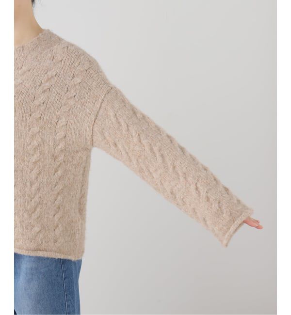 FRAMeWORK「LAUREN MANOOGIAN CABLE CREWNECK」|ニット・セーター|