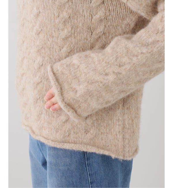 FRAMeWORK「LAUREN MANOOGIAN CABLE CREWNECK」|ニット・セーター|