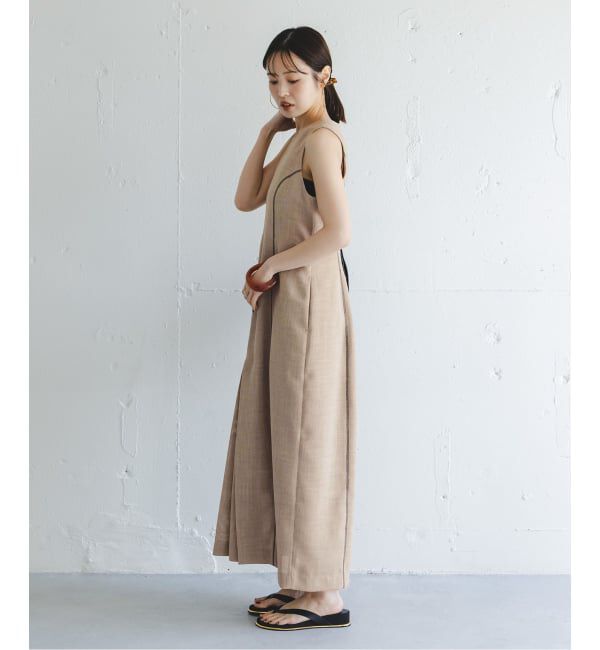 NOBLE「《予約・セットアップ対応》ドンゴロスカーブワンピース」|ワンピース|