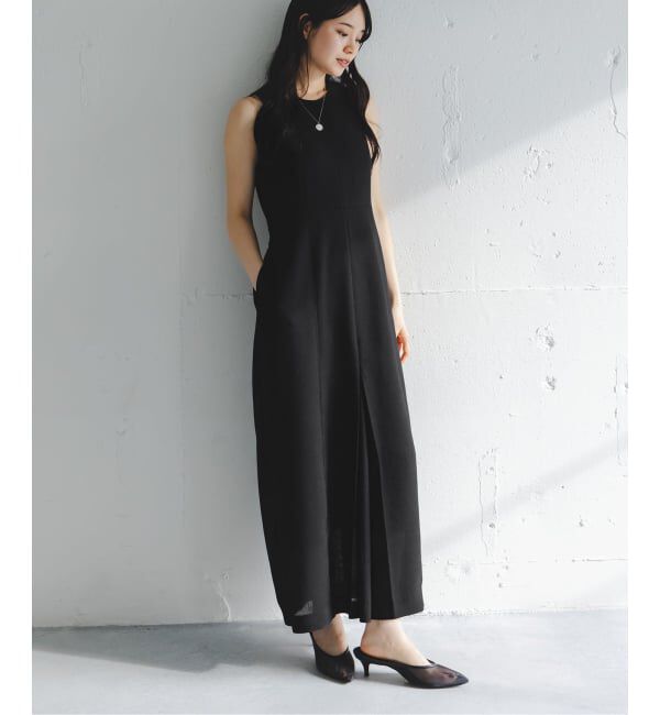 NOBLE「《予約・セットアップ対応》ドンゴロスカーブワンピース」|ワンピース|