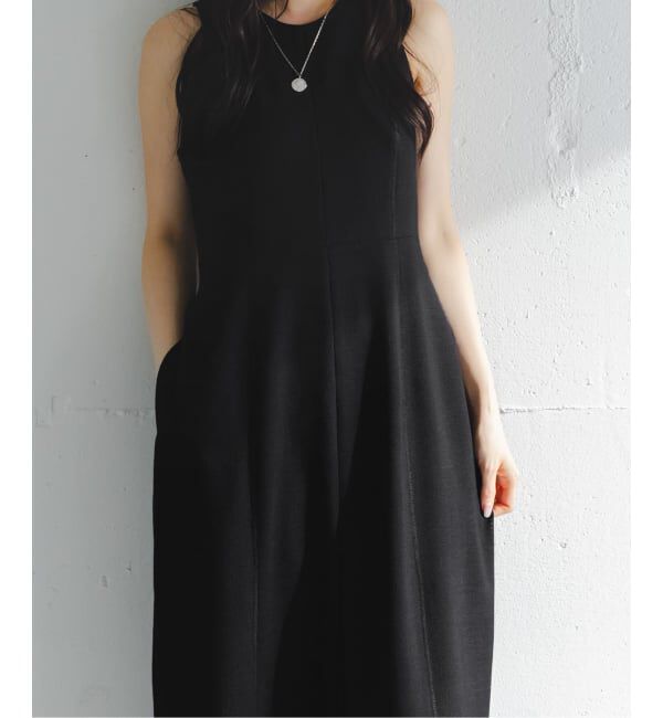 NOBLE「《予約・セットアップ対応》ドンゴロスカーブワンピース」|ワンピース|