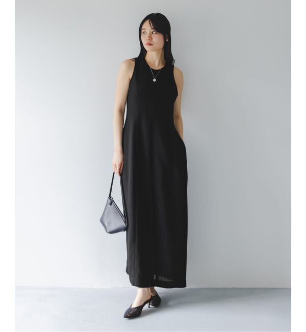 NOBLE「《予約・セットアップ対応》ドンゴロスカーブワンピース」|ワンピース|