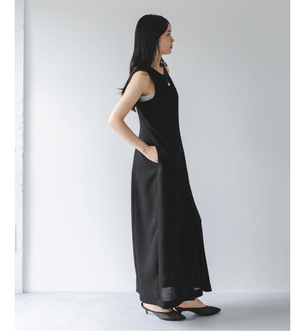 NOBLE「《予約・セットアップ対応》ドンゴロスカーブワンピース」|ワンピース|