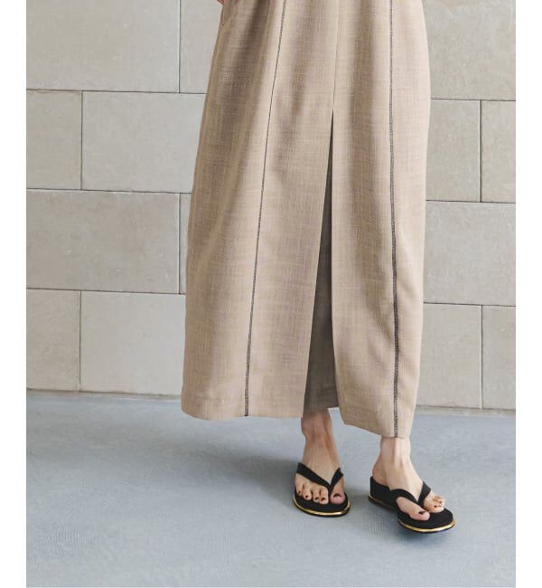 NOBLE「《予約・セットアップ対応》ドンゴロスカーブワンピース」|ワンピース|