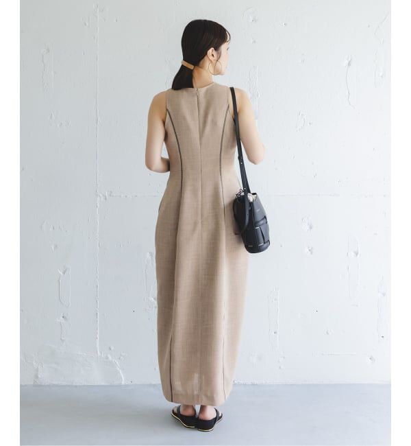 NOBLE「《予約・セットアップ対応》ドンゴロスカーブワンピース」|ワンピース|