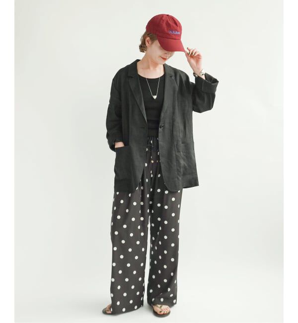 Spick and Span「《手洗い可 / 追加予約》ラミーミックスシアージャケット」|テーラードジャケット|