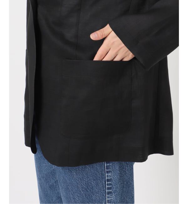 Spick and Span「《手洗い可 / 追加予約》ラミーミックスシアージャケット」|テーラードジャケット|