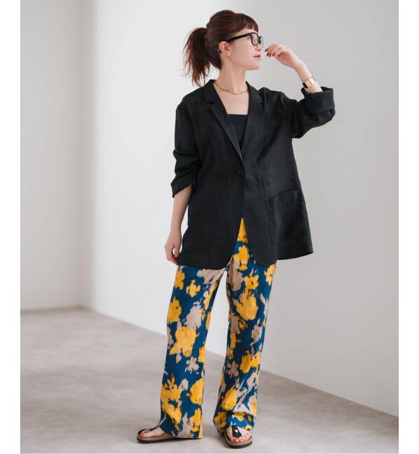 Spick and Span「《手洗い可 / 追加予約》ラミーミックスシアージャケット」|テーラードジャケット|