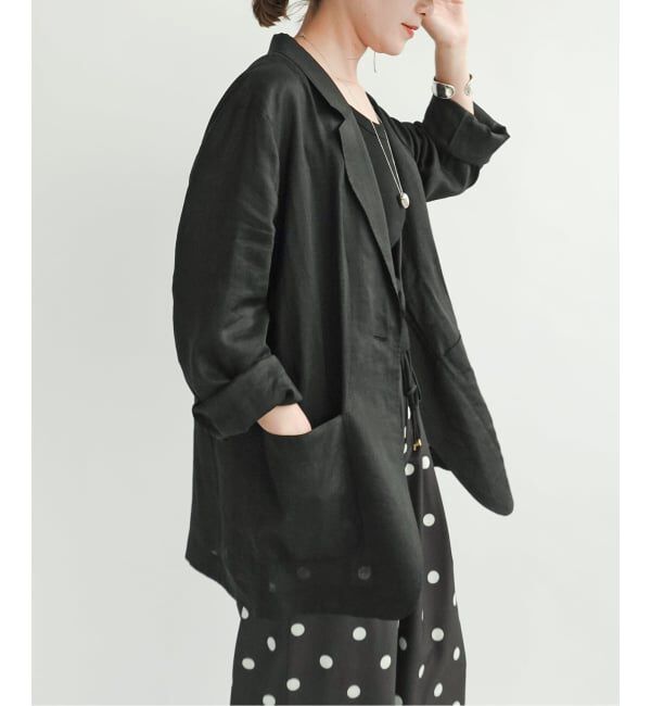 Spick and Span「《手洗い可 / 追加予約》ラミーミックスシアージャケット」|テーラードジャケット|