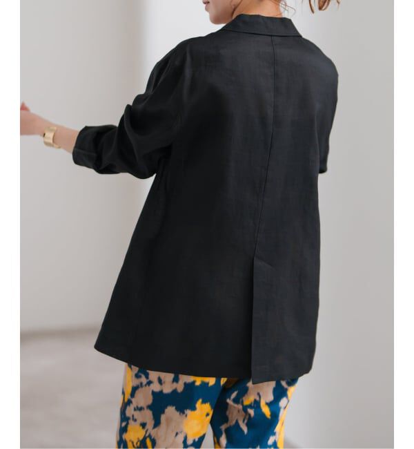 Spick and Span「《手洗い可 / 追加予約》ラミーミックスシアージャケット」|テーラードジャケット|