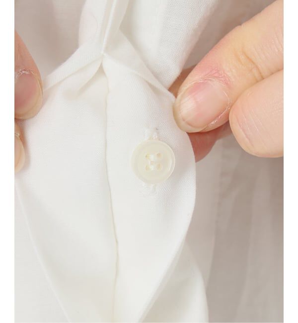 Spick and Span「《手洗い可 / 予約》C/Rボイルタックノースリーブブラウス」|シャツ・ブラウス|