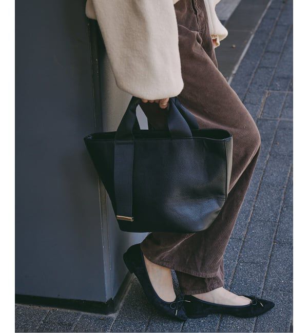  「《追加予約3/大容量&500mlペットボトル収納◎》LE TALON BELT M トート」|トートバッグ|