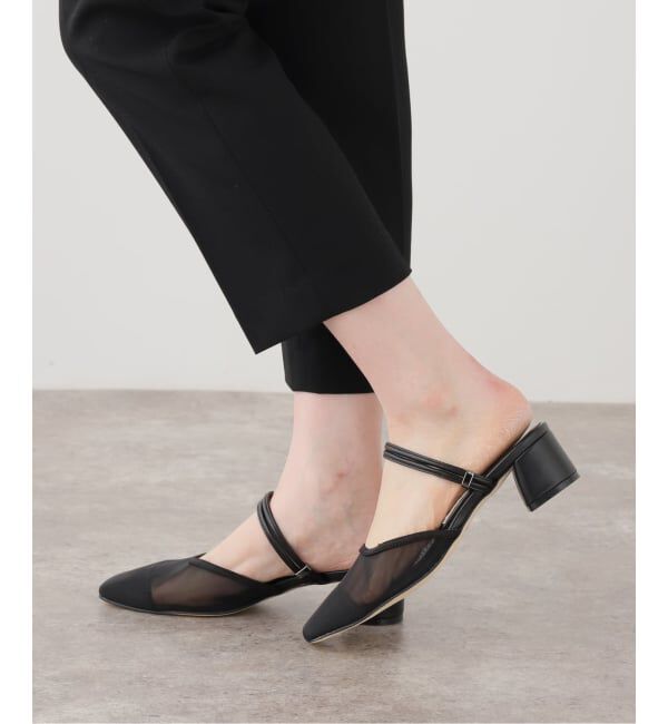  「4cmオブリークアンクルチュールミュール」|パンプス|