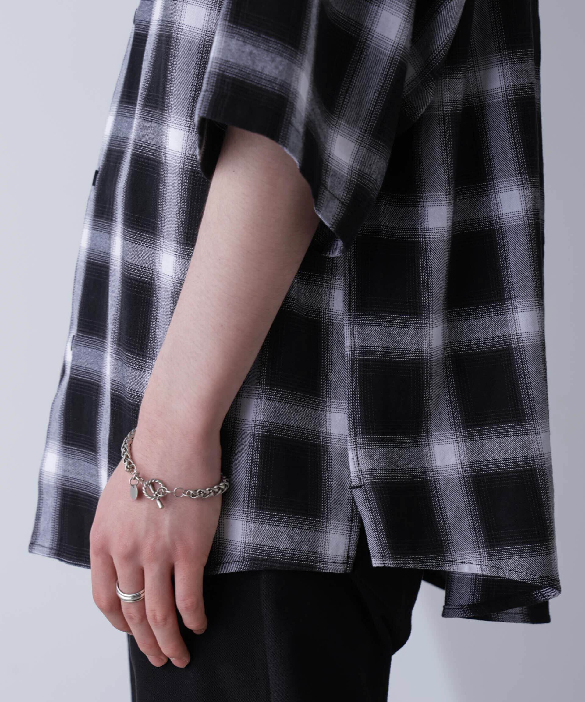 nano･universe「リラックスオンブレーチェックシャツ 半袖」|シャツ・ブラウス|