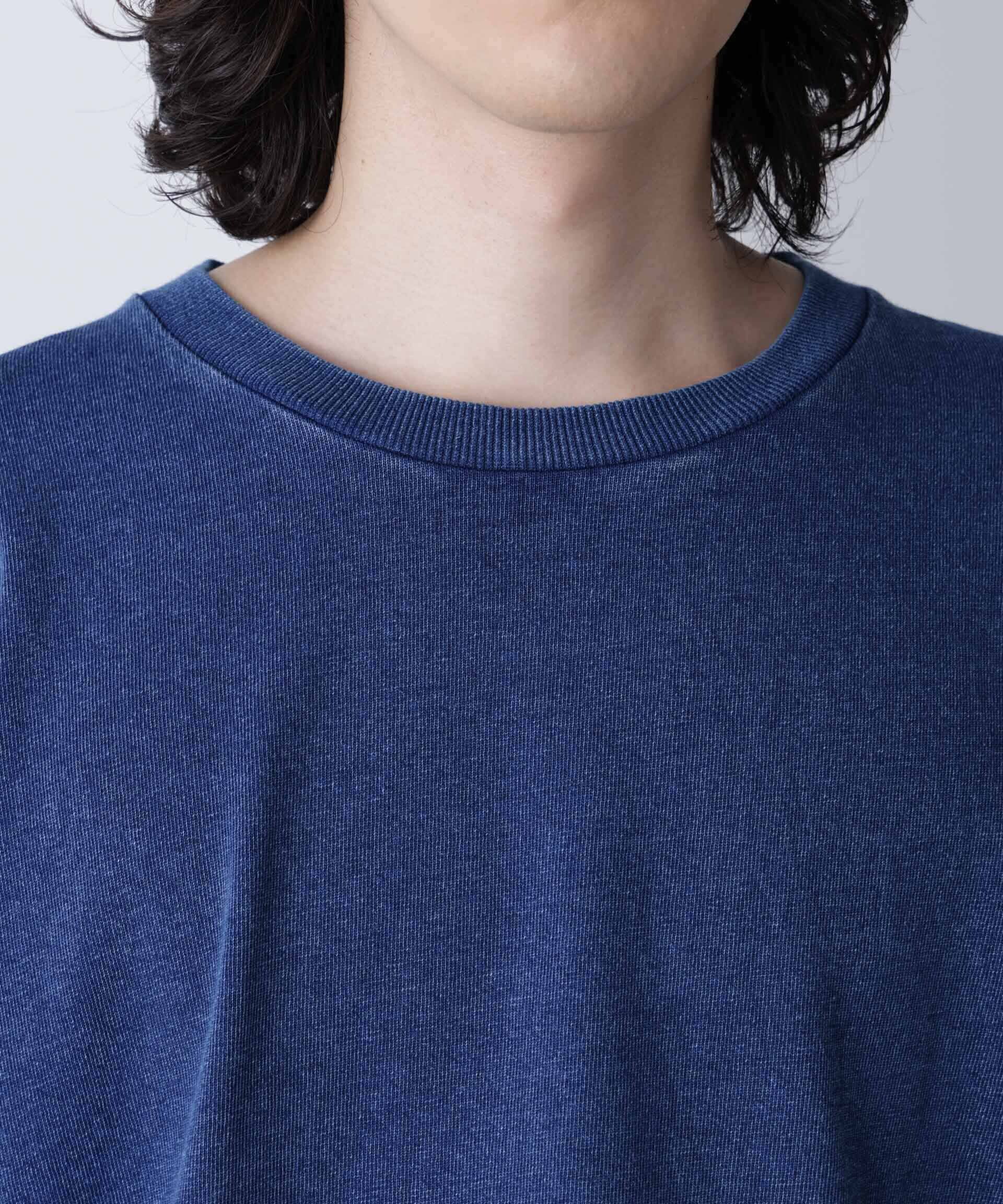 nano･universe「リラックスインディゴTシャツ 半袖」|Tシャツ・カットソー|