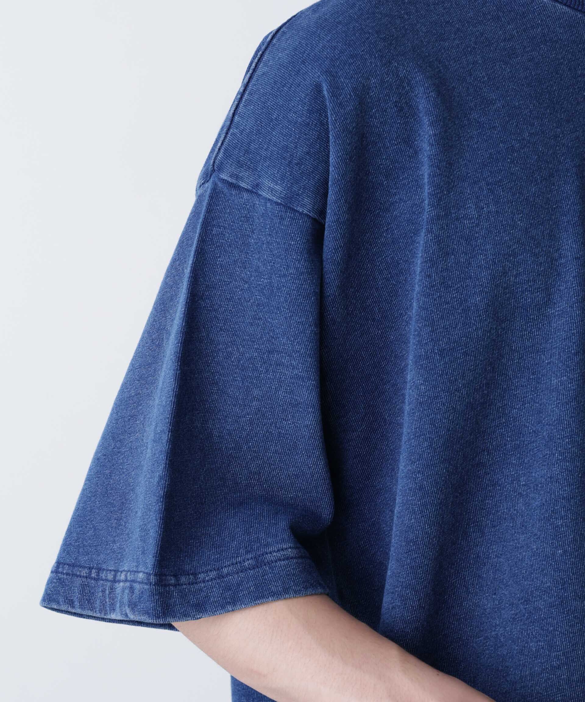 nano･universe「リラックスインディゴTシャツ 半袖」|Tシャツ・カットソー|