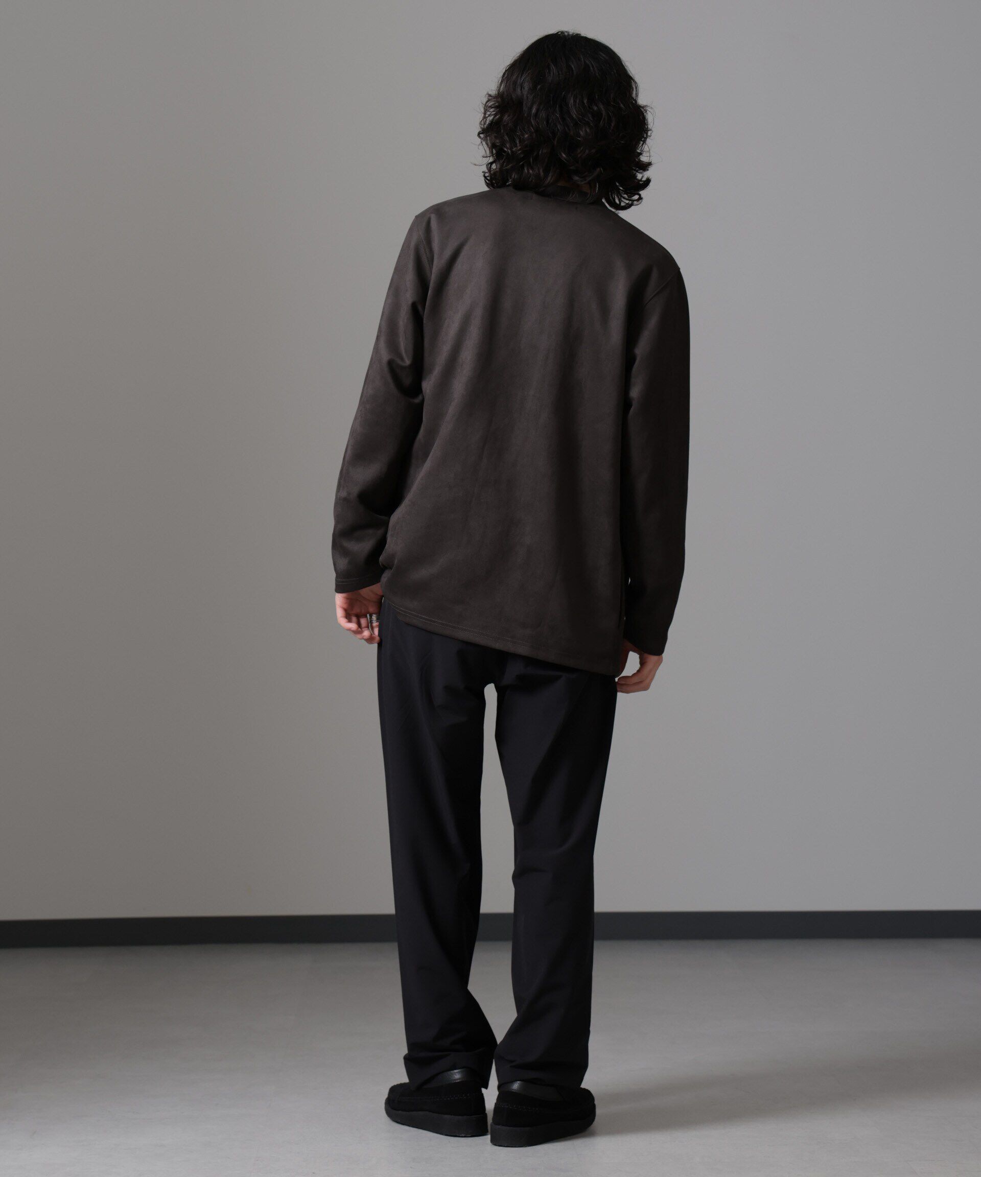 nano･universe「ストレッチワイドイージーパンツ(セットアップ可)」|チノ|