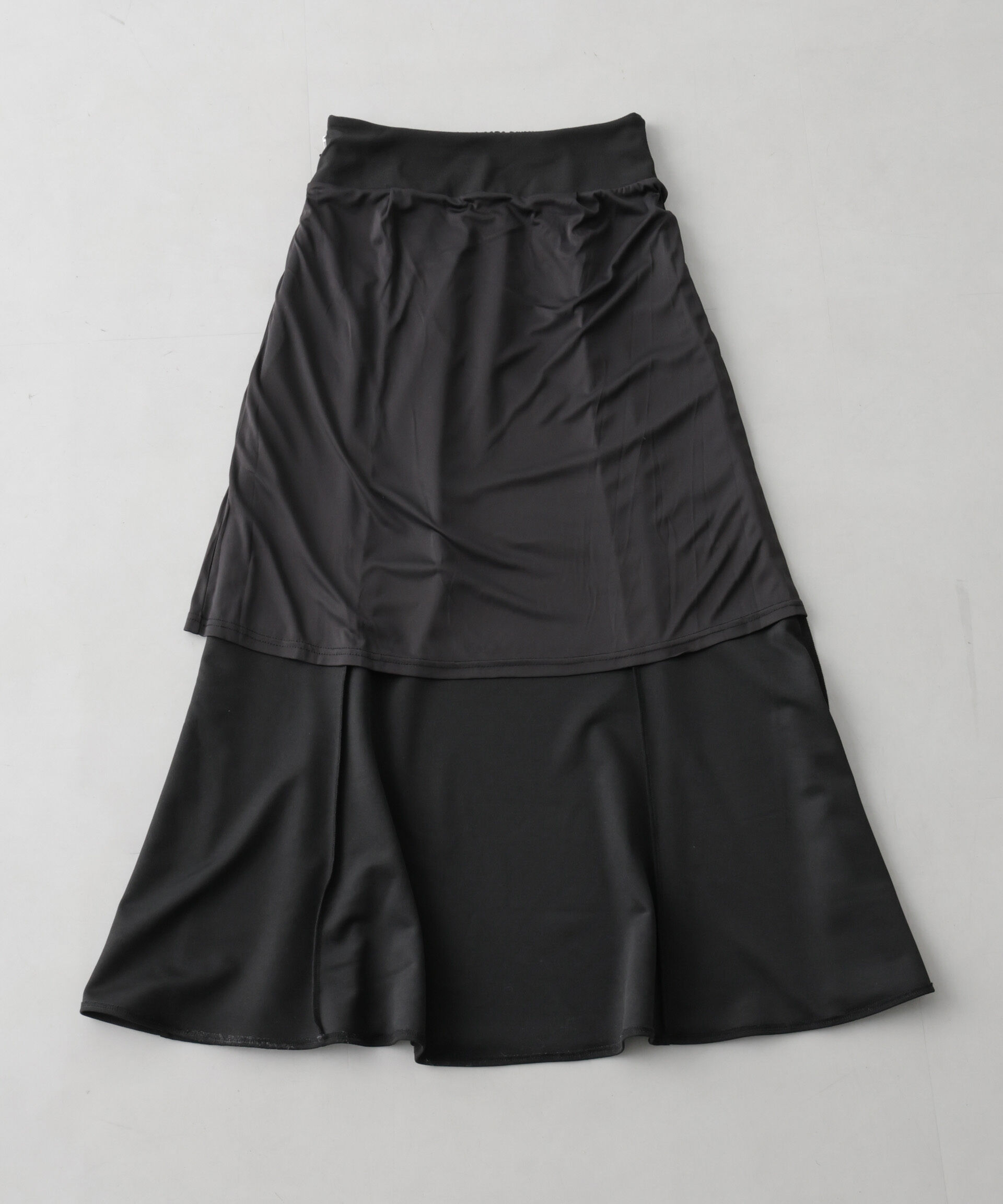 nano･universe「カットジョーゼットフレアスカート（セットアップ可）」|スカート|