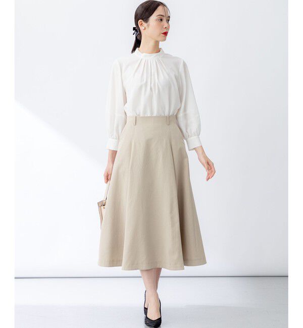 組曲「リヨセルシャーティングハイネック ブラウス」|シャツ・ブラウス|