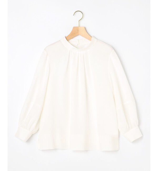 組曲「リヨセルシャーティングハイネック ブラウス」|シャツ・ブラウス|