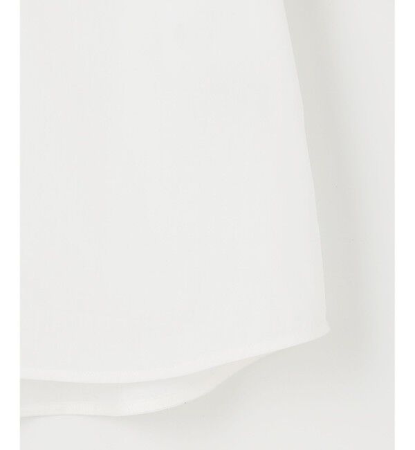 自由区「【洗える】SOMELOSクロップド丈 ブラウス」|シャツ・ブラウス|