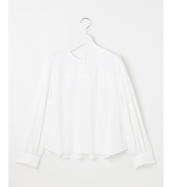 自由区「【洗える】SOMELOSクロップド丈 ブラウス」|シャツ・ブラウス|