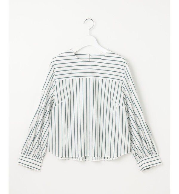 自由区「【洗える】SOMELOSクロップド丈 ブラウス」|シャツ・ブラウス|