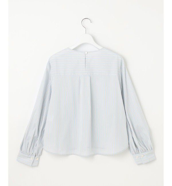 自由区「【洗える】SOMELOSクロップド丈 ブラウス」|シャツ・ブラウス|