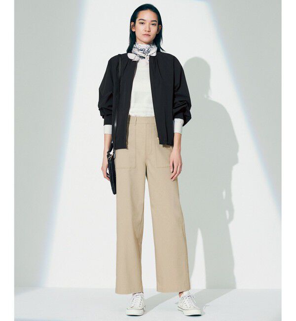 23区「【洗える】ラスターコットンポリエステル ニット」|ニット・セーター|