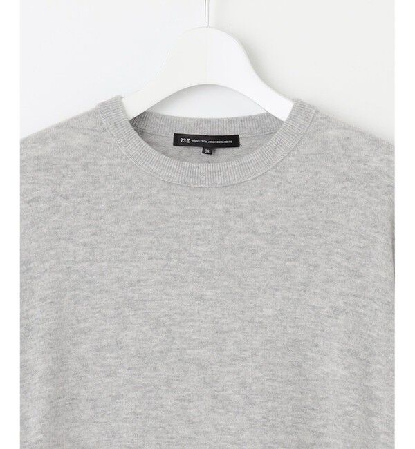 23区「【洗える】ウールカシミヤ ニットワンピース」|ワンピース|