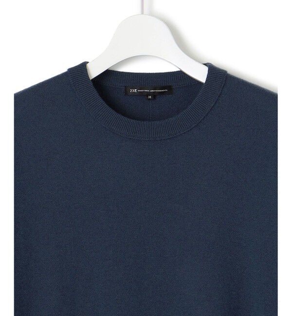 23区「【洗える】ウールカシミヤ ニットワンピース」|ワンピース|