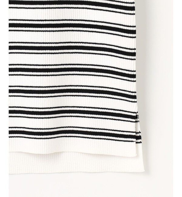 23区「【洗える】レーヨンポリエステルストレッチ 5分袖 ニット」|ニット・セーター|