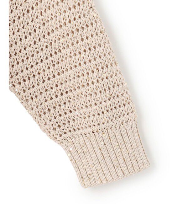 23区「【洗える】スパングル ボートネック ニット」|ニット・セーター|