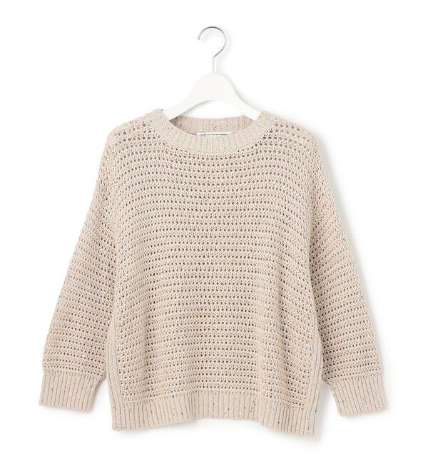 23区「【洗える】スパングル ボートネック ニット」|ニット・セーター|