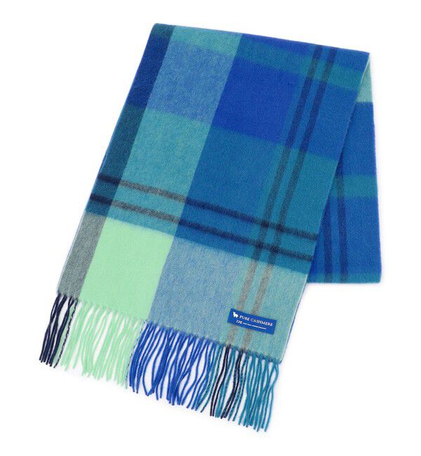 23区「カシミヤ チェック マフラー」|マフラー|