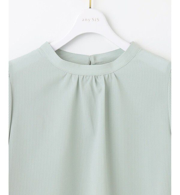 ANY SIS「【洗える】シアーストライプ ブラウス」|シャツ・ブラウス|