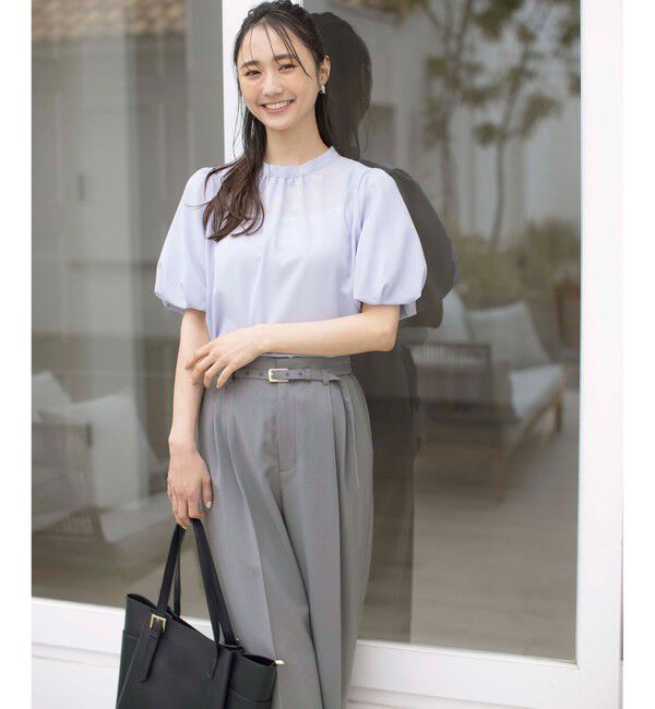 ANY SIS「【洗える】シアーストライプ ブラウス」|シャツ・ブラウス|