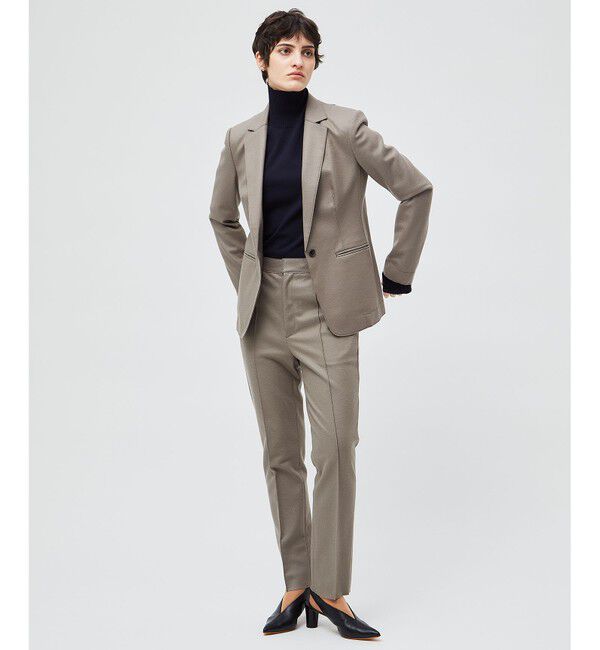 BEIGE,「【洗える】WILLOW / サムホールハイネックニット」|ニット・セーター|