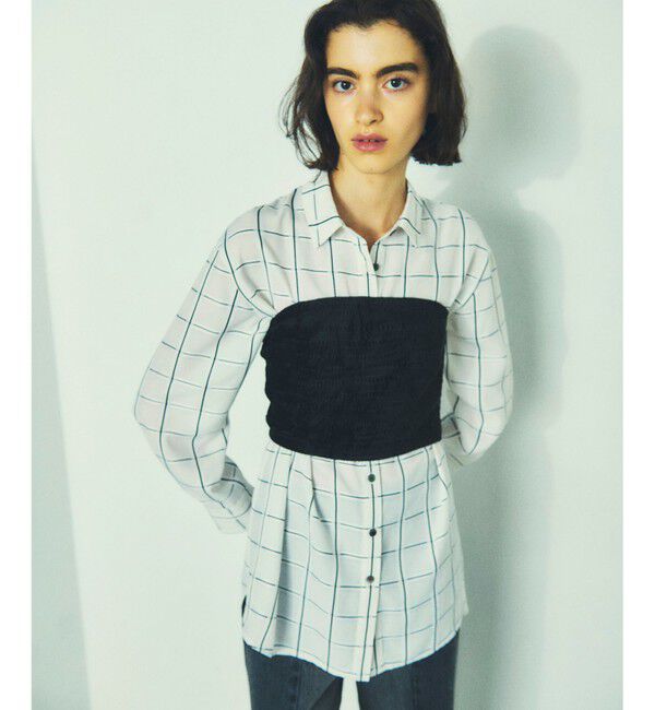 Diagram「ベアレイヤードシャツトップ」|シャツ・ブラウス|